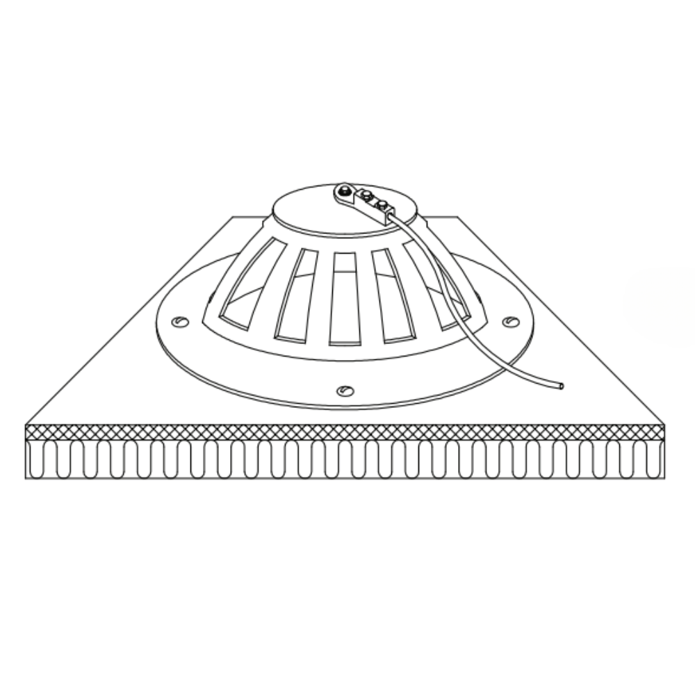 Heavy cast aluminum bonding lug is specifically designed for secure attachment to flat metal surfaces with one hole for mounting and two bolts for securing cable. Lightning Protection Equipment UL-Listed Lightning Rod Lightning Conductor Electrical Grounding System Surge arrestor Lightning Rod Lightning Protection NFPA 780 LPI 175 UL96A