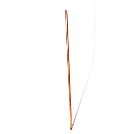 Copper lightning rod 24” length x 3/8” diameter  Lightning Protection Equipment UL-Listed Lightning Rod Lightning Conductor Electrical Grounding System Surge arrestor Lightning Rod Lightning Protection NFPA 780 LPI 175 UL96A