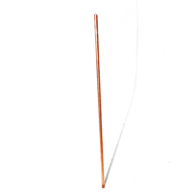 Copper lightning rod 24” length x 3/8” diameter  Lightning Protection Equipment UL-Listed Lightning Rod Lightning Conductor Electrical Grounding System Surge arrestor Lightning Rod Lightning Protection NFPA 780 LPI 175 UL96A