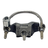 Aluminum Pipe Rail Base 2 1/2"-3"