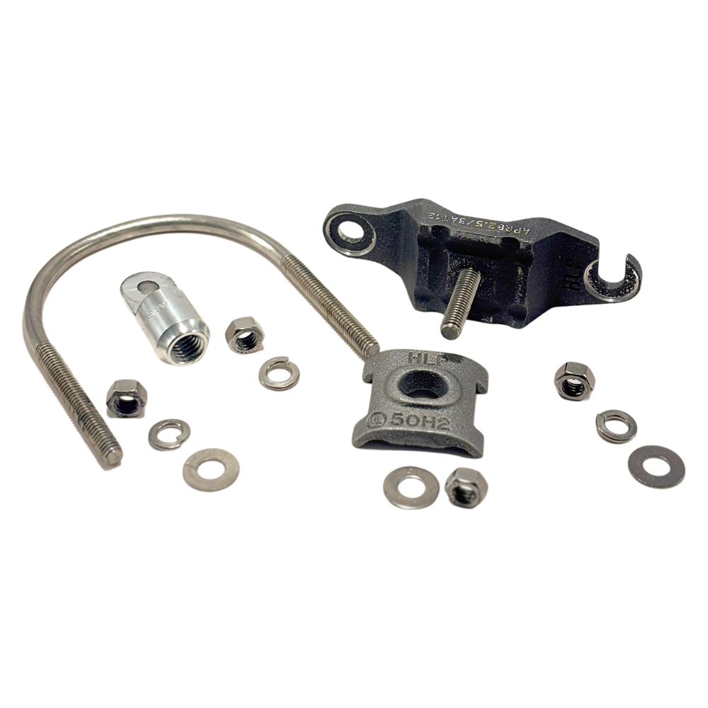 Aluminum Pipe Rail Base 2 1/2"-3"