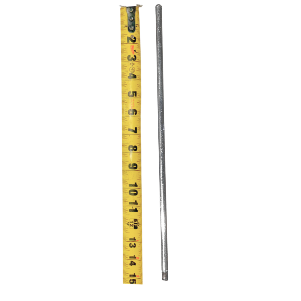 “Detailed measurement of the 15-inch long Tinned Copper Air Terminal by American Rod Company, showcasing its design for optimal grounding system installation in Class 1 structures. This terminal ensures compliance with lightning protection standards, making it essential for effective electrical grounding and surge protection.”