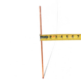 Copper lightning rod 24” length x 3/8” diameter  Lightning Protection Equipment UL-Listed Lightning Rod Lightning Conductor Electrical Grounding System Surge arrestor Lightning Rod Lightning Protection NFPA 780 LPI 175 UL96A