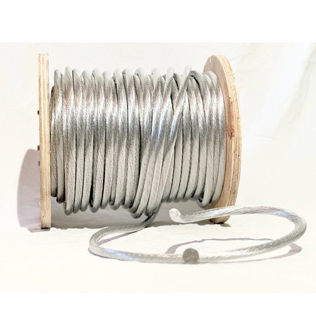 Class 2 Aluminum Lightning Protection Conductor.  non-insulated stranded conductor is aluminum has a 3/4” diameter. Lightning Protection Equipment UL-Listed Lightning Rod Lightning Conductor Electrical Grounding System Surge arrestor Lightning Rod Lightning Protection NFPA 780 LPI 175 UL96A