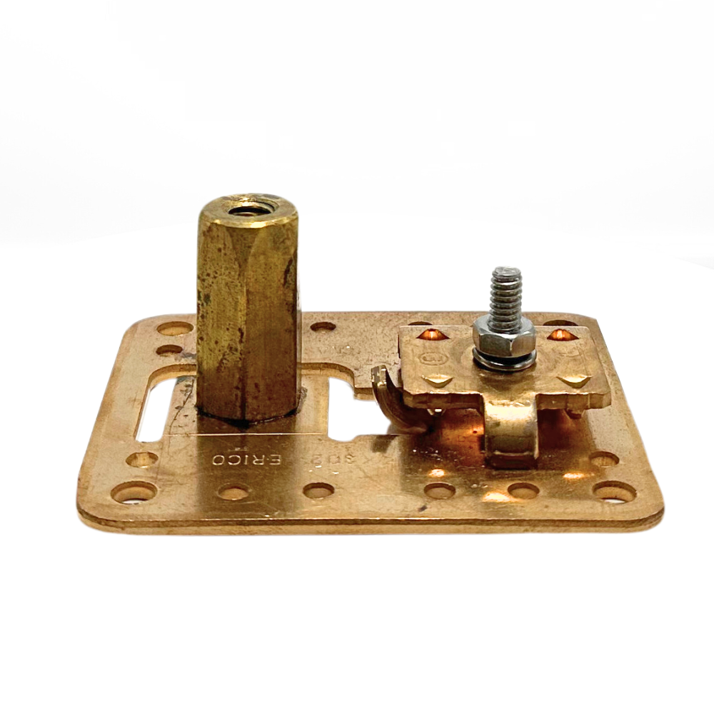 Copper Stamped Adhesive Base w/ Tabbed Swivel Head 1/2"