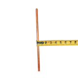 Copper lightning rod 12” length x 1/2” diameter  Lightning Protection Equipment UL-Listed Lightning Rod Lightning Conductor Electrical Grounding System Surge arrestor Lightning Rod Lightning Protection NFPA 780 LPI 175 UL96A