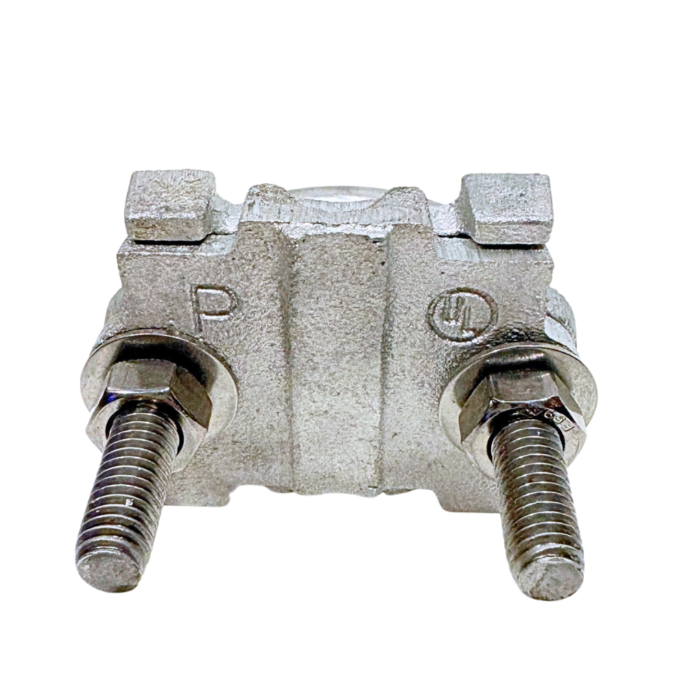 Aluminum pipe grounding connector
Round pipe bonding clamp
Metal pipe grounding clamp
U-bolt pipe connector
Lightning conductor pipe clamp
Aluminum lightning protection fitting
Pipe bonding hardware
Grounding conductor clamp
Electrical bonding clamp
Pole grounding clamp
Aluminum grounding hardware
Lightning protection grounding hardware
Grounding and bonding hardware
Commercial lightning protection hardware