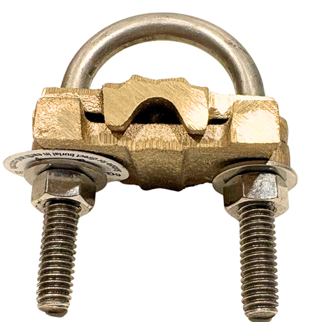 Bronze pipe grounding connector
U-bolt pipe bonding clamp
Round pipe grounding clamp
Metal pipe bonding clamp
Bronze lightning protection fitting
Lightning conductor pipe clamp
Pipe bonding hardware
Grounding conductor clamp
Electrical bonding clamp
Bronze grounding hardware
U-bolt grounding connector
Lightning protection grounding hardware
Grounding and bonding hardware
Commercial lightning protection hardware