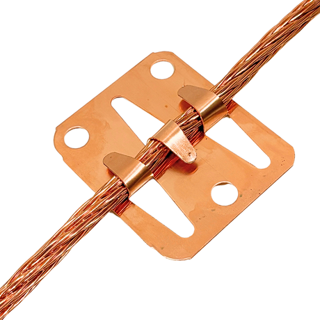 Copper Cable Holder
Copper Conductor Holder
Lightning Protection Cable Holder
Roof Conductor Support
Copper Roof Bracket
Lightning Protection Hardware
Conductor Support Plate
Copper Mounting Plate
Lightning Protection Components
Roof Cable Support
Copper Lightning Hardware
Roof Conductor Bracket
Cable Retainer Plate
Roof Mounting Bracket
Lightning Conductor Holder