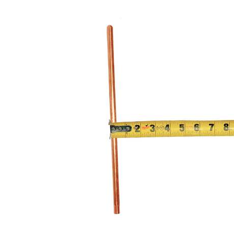 Copper lightning rod 15” length x 1/2” diameter  Lightning Protection Equipment UL-Listed Lightning Rod Lightning Conductor Electrical Grounding System Surge arrestor Lightning Rod Lightning Protection NFPA 780 LPI 175 UL96A