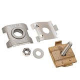 Bimetal Parallel Splicer, Bimetallic Parallel Splicer, Aluminum Copper Parallel Splicer, Aluminum to Copper Splicer, Copper to Aluminum Connector, Aluminum Copper Cable Connector, Bimetal Cable Connector, Bimetal Conductor Connector, Dissimilar Metal Connector, Parallel Cable Splicer, Parallel Conductor Splicer, Bolted Parallel Splicer, Lightning Protection Splicer, Lightning Protection Cable Connector, Lightning Protection Conductor Connector, Lightning Protection Cable Clamp