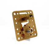 Copper Stamped Adhesive Base w/ Tabbed Swivel Head 1/2"