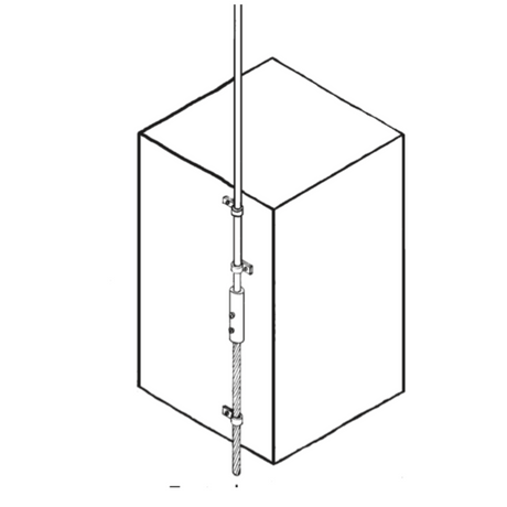 Made from Cast Copper Bronze One end is drilled and tapped to accommodate a point or stainless steel threaded rod, while the other end is designed to receive the cable and has two set bolts. Lightning Protection Equipment UL-Listed Lightning Rod Lightning Conductor Electrical Grounding System Surge arrestor Lightning Rod Lightning Protection NFPA 780 LPI 175 UL96A